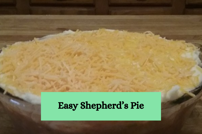 Homemade Shepherd's Pie