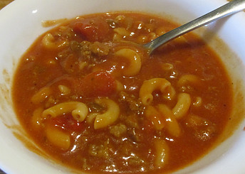 Macaroni soup