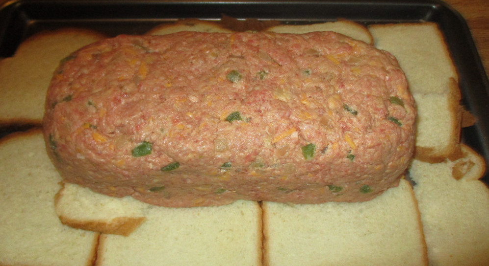 Meatloaf ready to cook